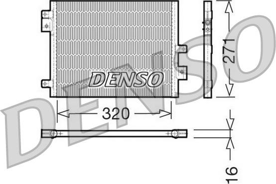 Denso DCN28002 - Kondensators, Gaisa kond. sistēma ps1.lv