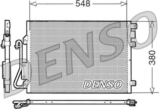 Denso DCN23008 - Kondensators, Gaisa kond. sistēma ps1.lv