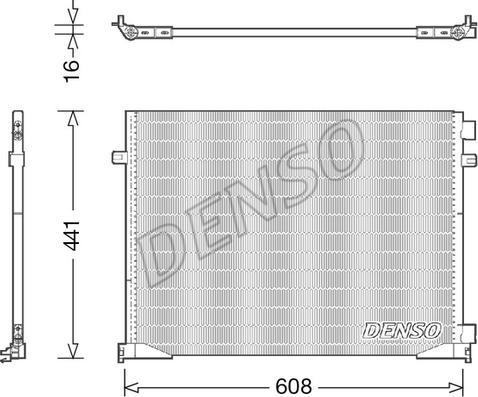 Denso DCN23035 - Kondensators, Gaisa kond. sistēma ps1.lv