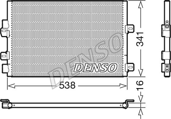 Denso DCN23028 - Kondensators, Gaisa kond. sistēma ps1.lv