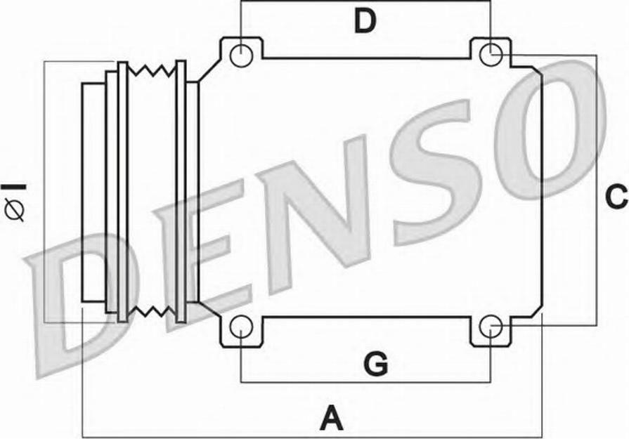 Denso DCP06010 - Kompresors, Gaisa kond. sistēma ps1.lv