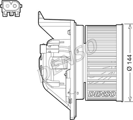 Denso DEA05005 - Salona ventilators ps1.lv