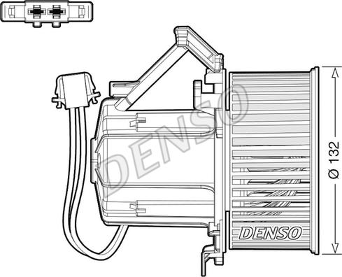 Denso DEA02009 - Salona ventilators ps1.lv