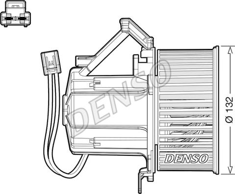 Denso DEA02008 - Salona ventilators ps1.lv