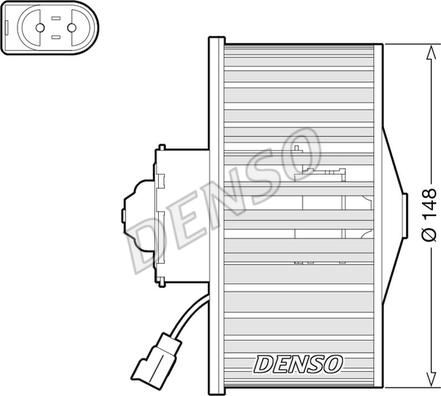 Denso DEA10054 - Salona ventilators ps1.lv