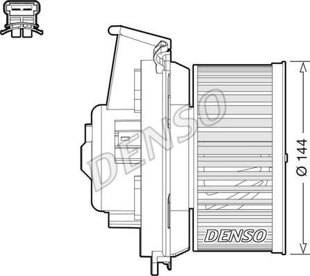 Denso DEA21013 - Salona ventilators ps1.lv