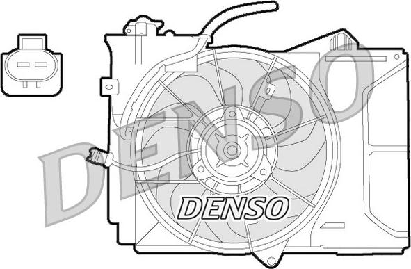 Denso DER50001 - Ventilators, Motora dzesēšanas sistēma ps1.lv