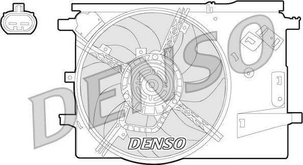 Denso DER09053 - Ventilators, Motora dzesēšanas sistēma ps1.lv