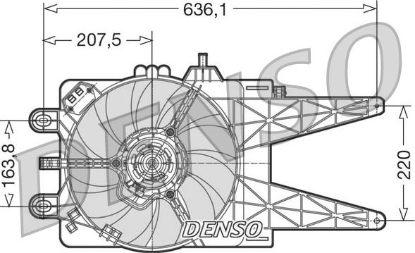 Denso DER09015 - Ventilators, Motora dzesēšanas sistēma ps1.lv