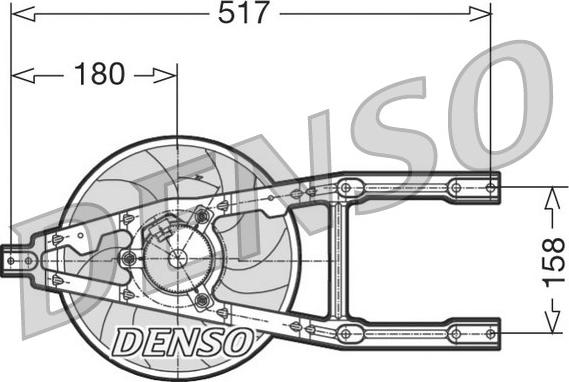 Denso DER09012 - Ventilators, Motora dzesēšanas sistēma ps1.lv