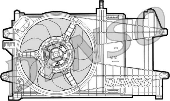 Denso DER09039 - Ventilators, Motora dzesēšanas sistēma ps1.lv