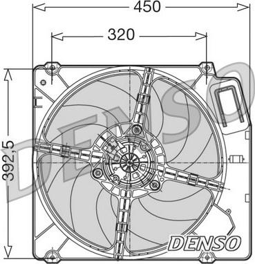 Denso DER09028 - Ventilators, Motora dzesēšanas sistēma ps1.lv