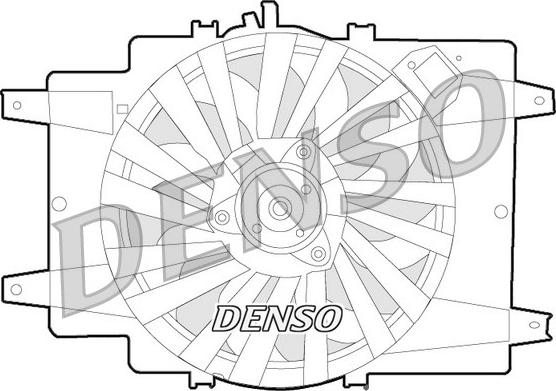 Denso DER01008 - Ventilators, Motora dzesēšanas sistēma ps1.lv