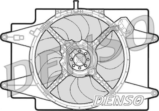 Denso DER01002 - Ventilators, Motora dzesēšanas sistēma ps1.lv