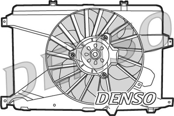 Denso DER01014 - Ventilators, Motora dzesēšanas sistēma ps1.lv