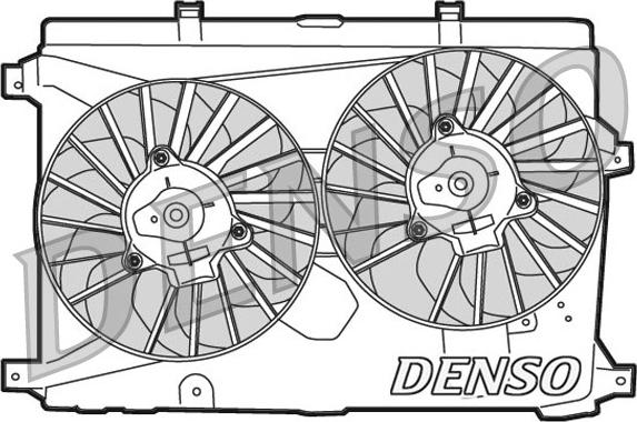 Denso DER01015 - Ventilators, Motora dzesēšanas sistēma ps1.lv