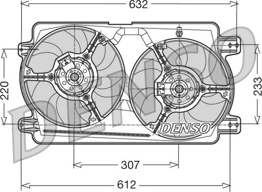 Denso DER01018 - Ventilators, Motora dzesēšanas sistēma ps1.lv