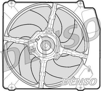 Denso DER01203 - Ventilators, Motora dzesēšanas sistēma ps1.lv