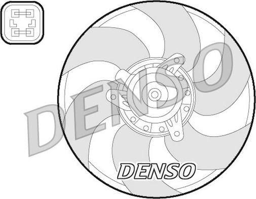 Denso DER07009 - Ventilators, Motora dzesēšanas sistēma ps1.lv