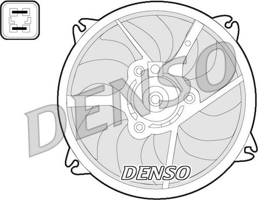 Denso DER07006 - Ventilators, Motora dzesēšanas sistēma ps1.lv