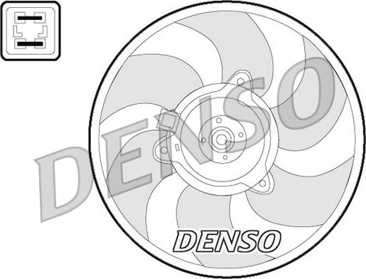 Denso DER07008 - Ventilators, Motora dzesēšanas sistēma ps1.lv