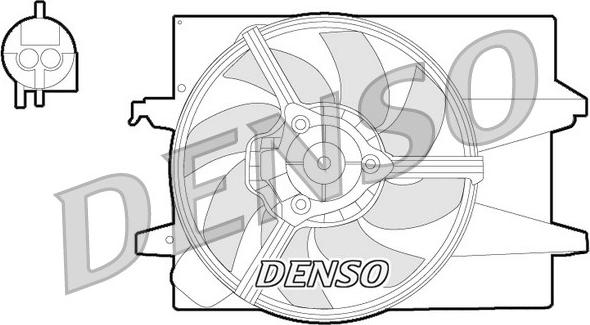 Denso DER10004 - Ventilators, Motora dzesēšanas sistēma ps1.lv