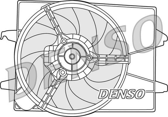 Denso DER10003 - Ventilators, Motora dzesēšanas sistēma ps1.lv
