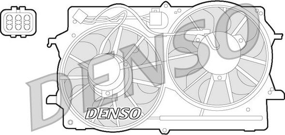 Denso DER10007 - Ventilators, Motora dzesēšanas sistēma ps1.lv