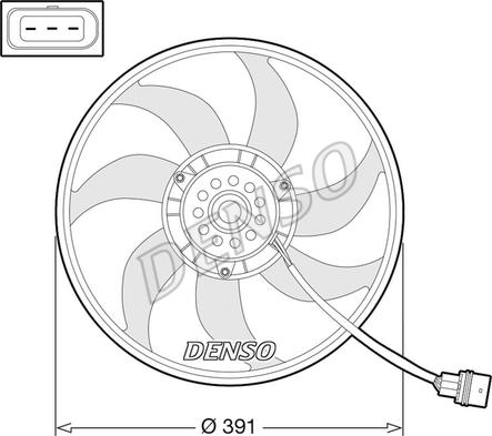 Denso DER32014 - Ventilators, Motora dzesēšanas sistēma ps1.lv