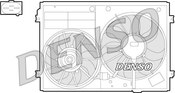 Denso DER32012 - Ventilators, Motora dzesēšanas sistēma ps1.lv