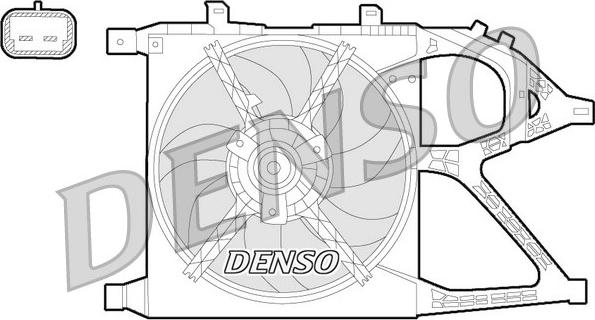 Denso DER20016 - Ventilators, Motora dzesēšanas sistēma ps1.lv