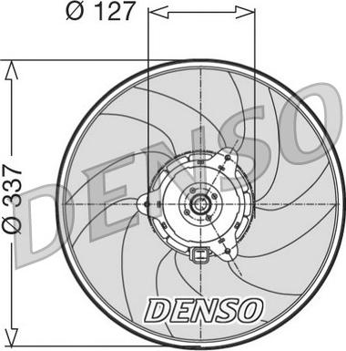 Denso DER21004 - Ventilators, Motora dzesēšanas sistēma ps1.lv