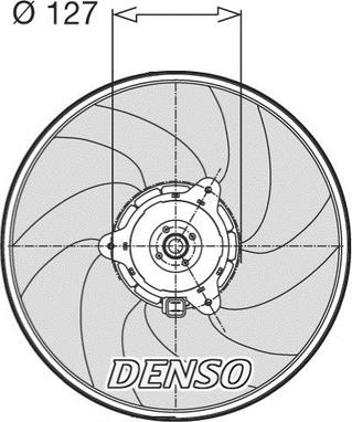 Denso DER21003 - Ventilators, Motora dzesēšanas sistēma ps1.lv