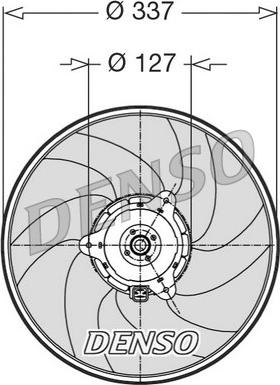 Denso DER21002 - Ventilators, Motora dzesēšanas sistēma ps1.lv