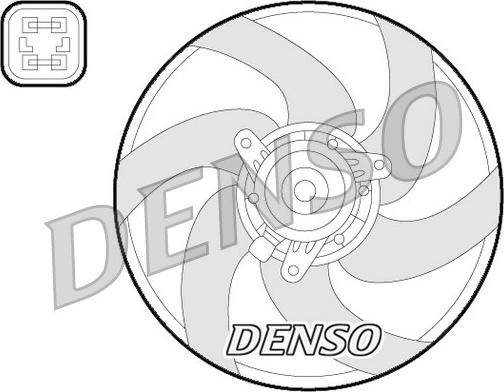 Denso DER21022 - Ventilators, Motora dzesēšanas sistēma ps1.lv