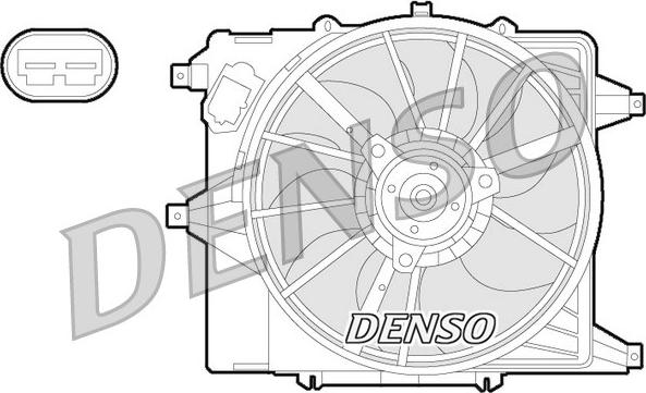 Denso DER23003 - Ventilators, Motora dzesēšanas sistēma ps1.lv