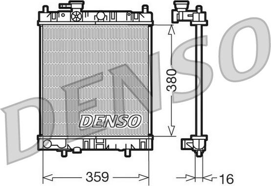 Denso DRM46001 - Radiators, Motora dzesēšanas sistēma ps1.lv