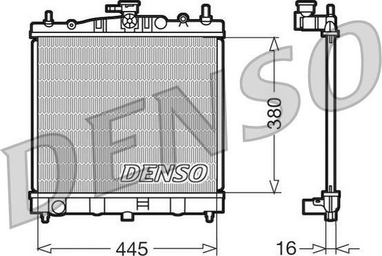 Denso DRM46002 - Radiators, Motora dzesēšanas sistēma ps1.lv