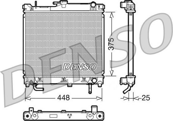 Denso DRM47003 - Radiators, Motora dzesēšanas sistēma ps1.lv