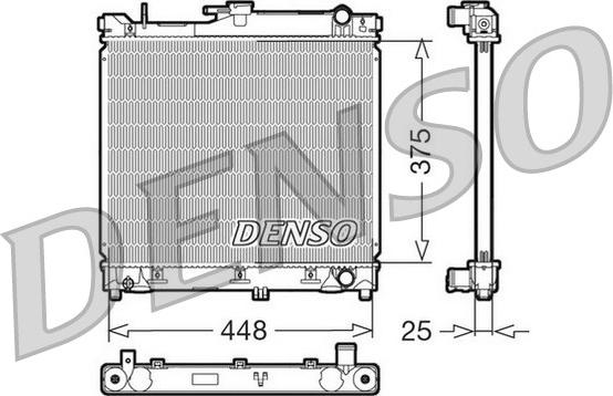 Denso DRM47014 - Radiators, Motora dzesēšanas sistēma ps1.lv