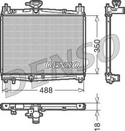 Denso DRM50001 - Radiators, Motora dzesēšanas sistēma ps1.lv