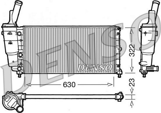 Denso DRM09097 - Radiators, Motora dzesēšanas sistēma ps1.lv