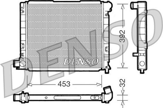 Denso DRM09053 - Radiators, Motora dzesēšanas sistēma ps1.lv