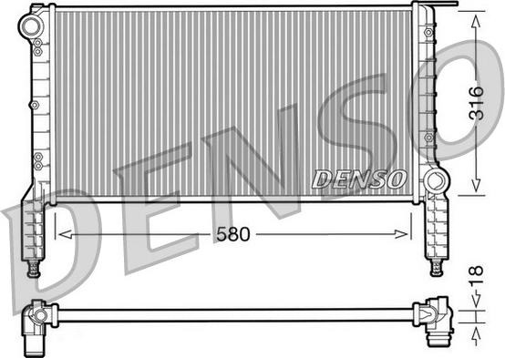 Denso DRM09064 - Radiators, Motora dzesēšanas sistēma ps1.lv