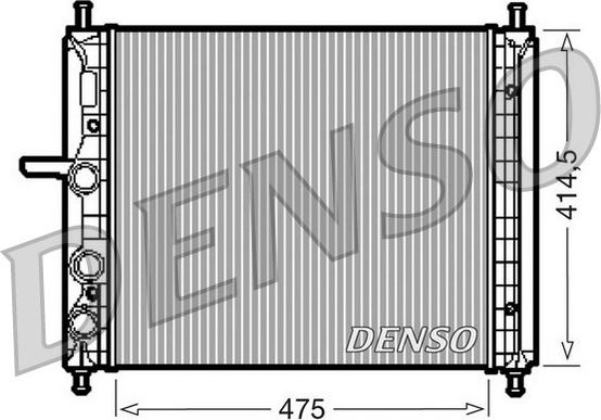 Denso DRM09034 - Radiators, Motora dzesēšanas sistēma ps1.lv