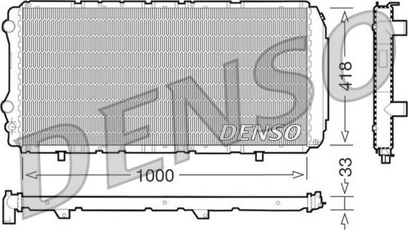 Denso DRM09075 - Radiators, Motora dzesēšanas sistēma ps1.lv