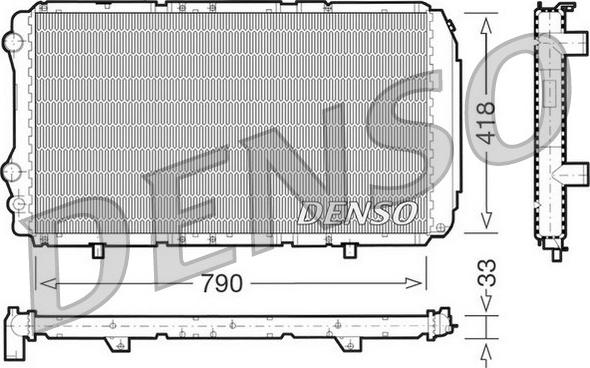 Denso DRM09076 - Radiators, Motora dzesēšanas sistēma ps1.lv