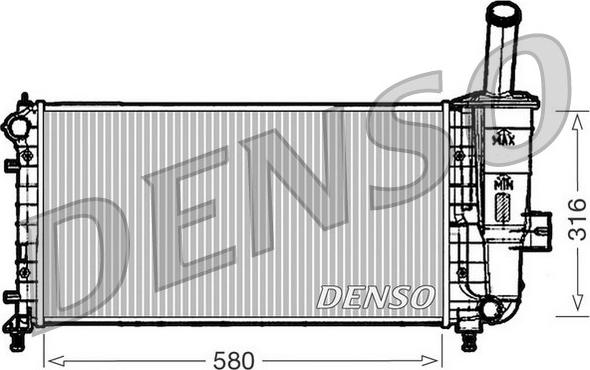 Denso DRM09102 - Radiators, Motora dzesēšanas sistēma ps1.lv