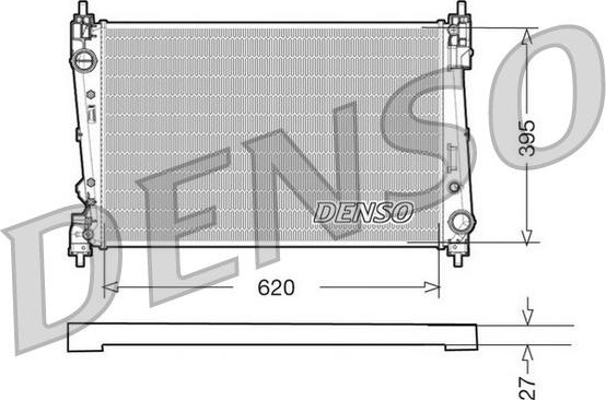 Denso DRM09112 - Radiators, Motora dzesēšanas sistēma ps1.lv