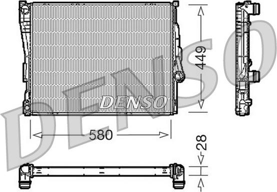 Denso DRM05069 - Radiators, Motora dzesēšanas sistēma ps1.lv